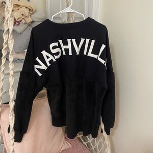 nashville fuzzy crew neck